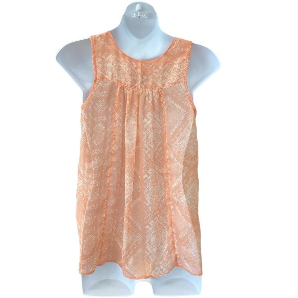 Top Sleeveless By Motherhood In Orange, Size: S For Discount