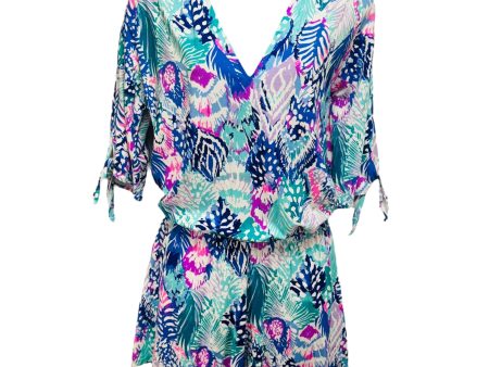 Bryce Romper By Lilly Pulitzer In Multi Quill Out, Size: Xs Online Sale