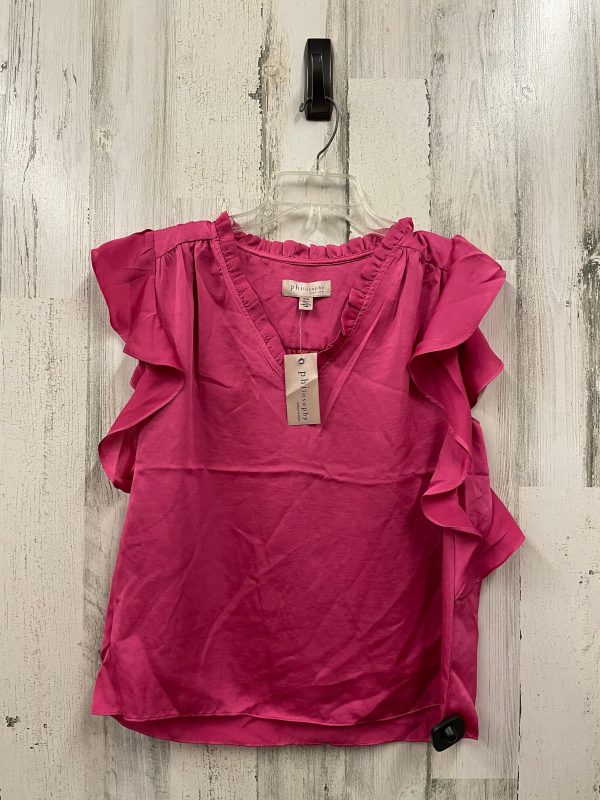 Top Sleeveless By Philosophy In Pink, Size: M Fashion