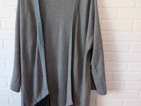 Sweater Cardigan By Soft Surroundings In Grey, Size: L Online now