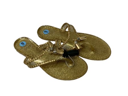 Sandals Designer By Jack Rogers In Gold, Size: 6 Fashion