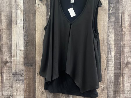 Top Sleeveless By Bar Iii In Black, Size: L For Sale