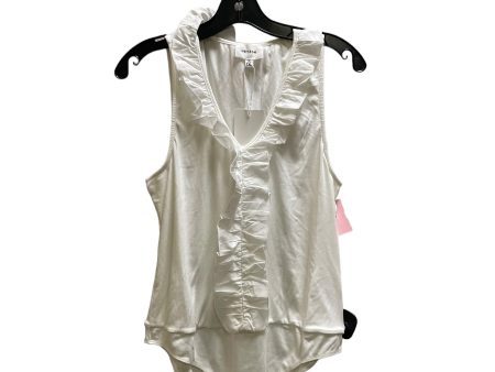 Bodysuit By Clothes Mentor In Cream, Size: 1x For Cheap