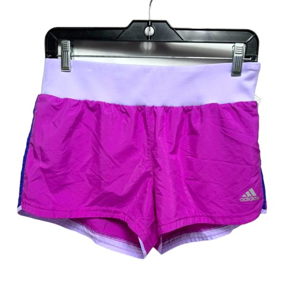 Athletic Shorts By Adidas In Purple, Size: Xs Hot on Sale