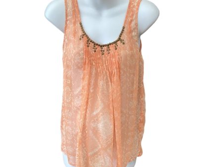 Top Sleeveless By Motherhood In Orange, Size: S For Discount