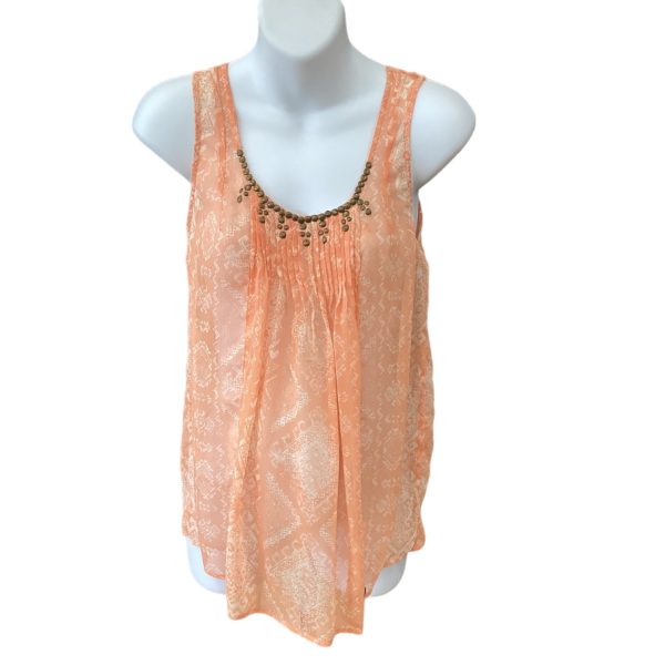 Top Sleeveless By Motherhood In Orange, Size: S For Discount