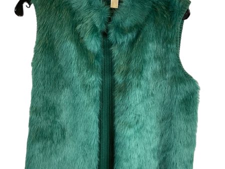 Vest Faux Fur & Sherpa By Michael By Michael Kors In Green, Size: S Discount