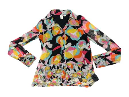 Blouse Long Sleeve By Joie In Multi-colored, Size: Xs Online now