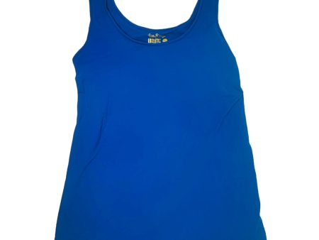 UPF 50+ Luxletic Sunray Bra Tank Top By Lilly Pulitzer In Corsica Blue, Size: Xs Online now