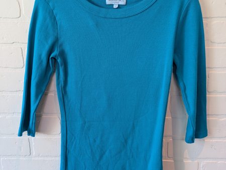 Top 3 4 Sleeve Basic By Michael Stars In Blue, Size: S For Sale