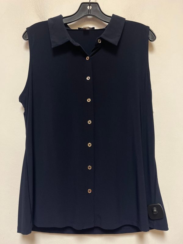 Top Sleeveless By Tommy Hilfiger In Navy, Size: Xl Discount