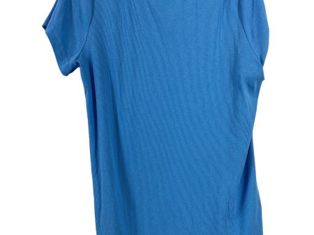 Top Short Sleeve By A New Day In Blue, Size: Xxl Online