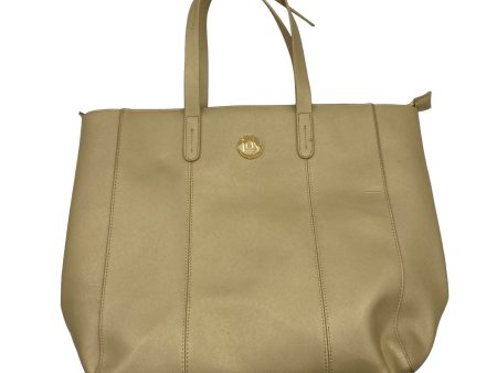 GOLD TOTE by CLOTHES MENTOR Size:LARGE For Discount