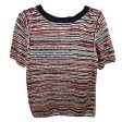 Linen Beaded Tee By J. Crew In Striped Pattern, Size: S Cheap