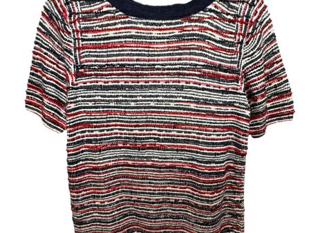 Linen Beaded Tee By J. Crew In Striped Pattern, Size: S Cheap