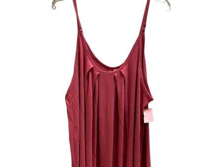 Top Sleeveless By Zenana Outfitters In Pink, Size: 1x Cheap