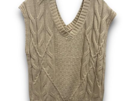 Vest Sweater By Andree By Unit In Brown, Size: S on Sale