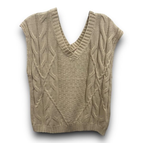 Vest Sweater By Andree By Unit In Brown, Size: S on Sale