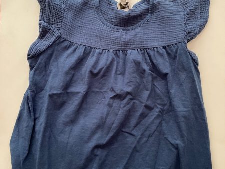 Top Sleeveless By Wondery In Blue, Size: L Cheap