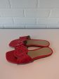 Sandals Flats By Ann Taylor In Red, Size: 6.5 Online Hot Sale