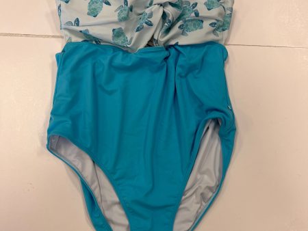 Swimsuit By Cmc In Blue & White, Size: Xl Supply