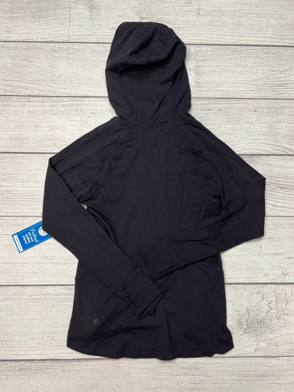 Athletic Sweatshirt Hoodie By Lululemon In Black, Size: Xs Supply