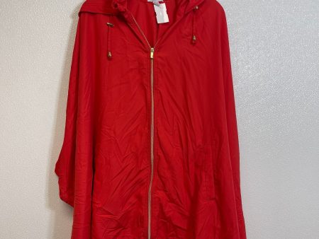 Poncho By Susan Graver In Red, Size: M L Sale