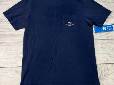 Top Short Sleeve By Vineyard Vines In Navy, Size: M Sale