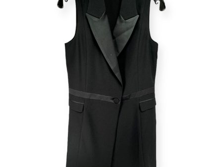 Tuxedo Dress Casual Midi By Ecru In Black, Size: 4 Hot on Sale