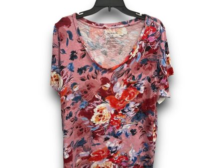 Top Short Sleeve Basic By Torrid In Floral Print, Size: 2x Discount